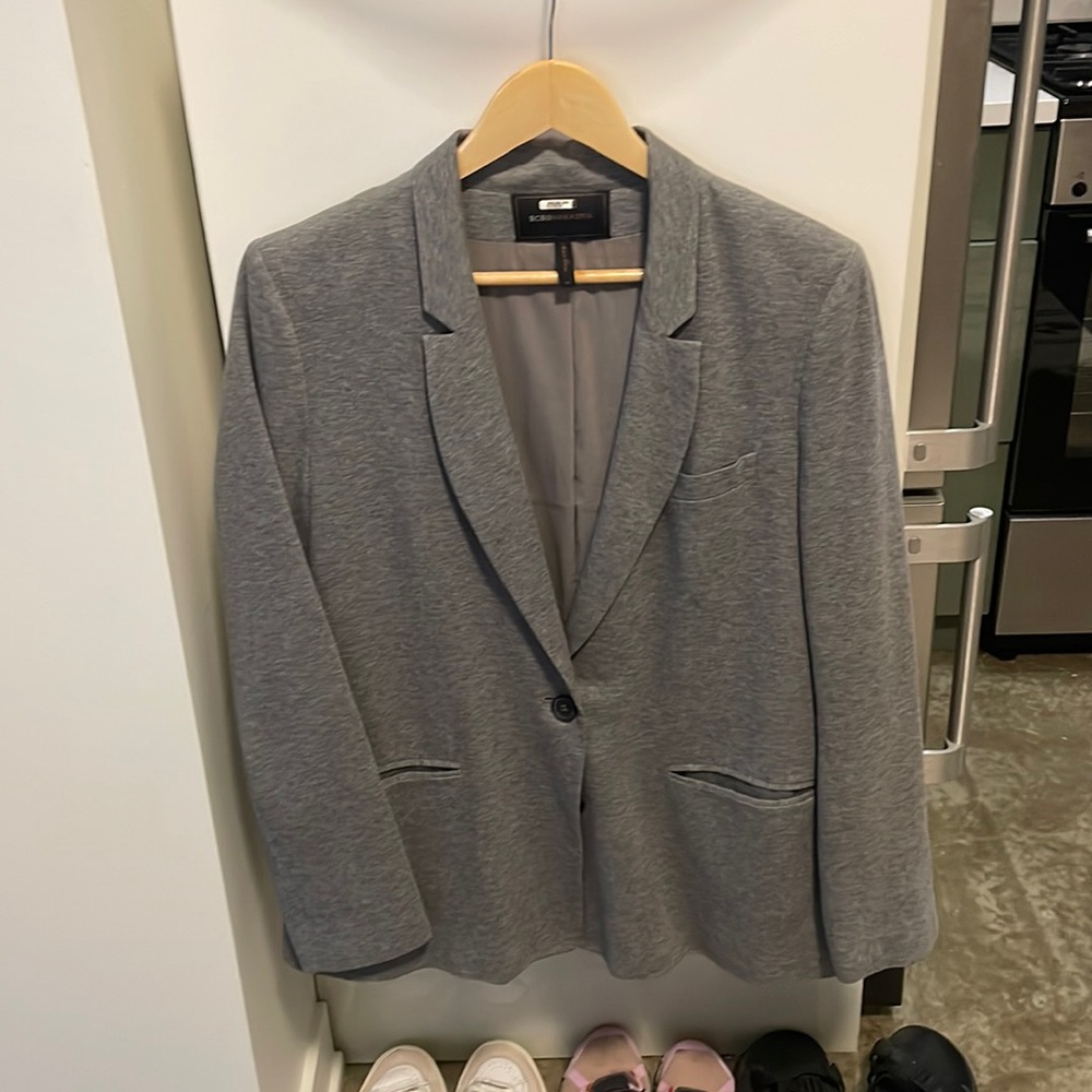 BCBG Max Azria Cozy boyfriend Blazer sz M
